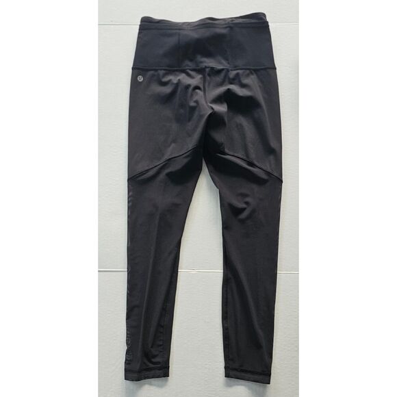 Lululemon Women’s Reflective High-Rise Running Legging | Black Size 6 Athleisure - Picture 4 of 9